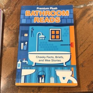 Bathroom Reads Book - Blue and Orange
